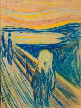 Edvard Munch Painting - El grito de Edvard Munch 1893